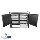 Balcão Refrigerado Estufa 1,25M 2 Placas Com LED Platinum 127v
