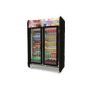 Expositor Vertical Preto 1,25m 2 Portas masp125 – Polar (ES) – 110v